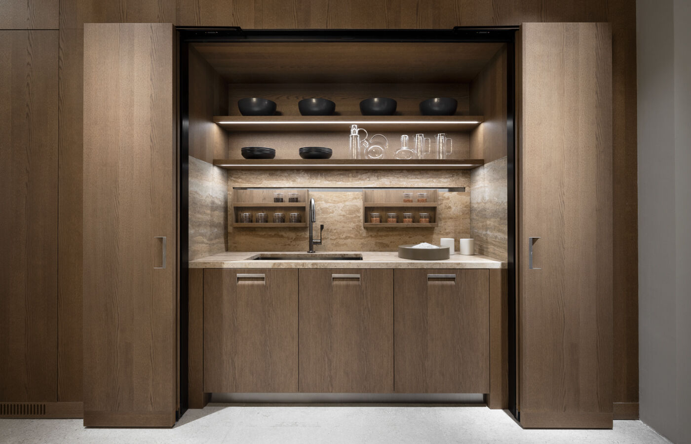 hidden door kitchen in Milano during Milan Design Week 26