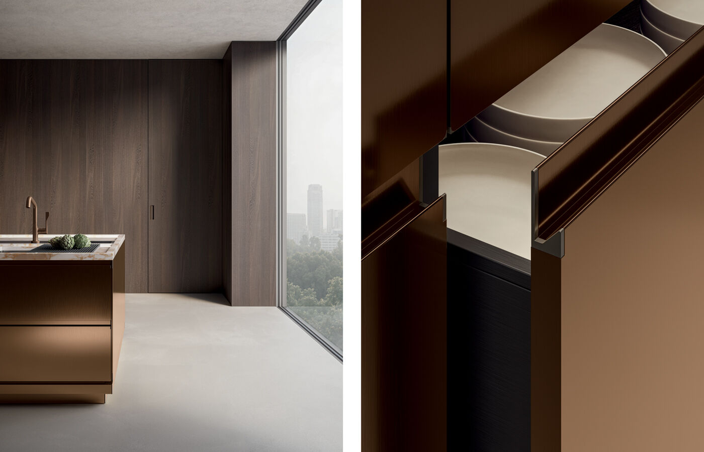 drawer detail kitchen arclinea