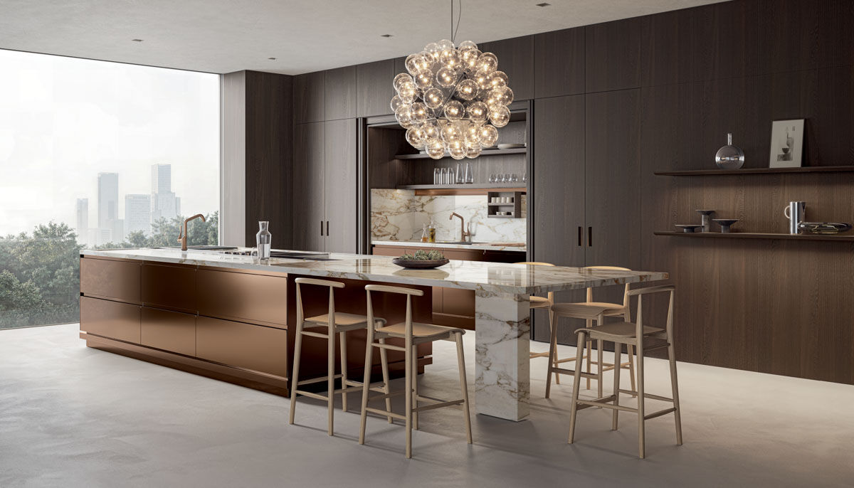 Convivium Kitchen with lapis