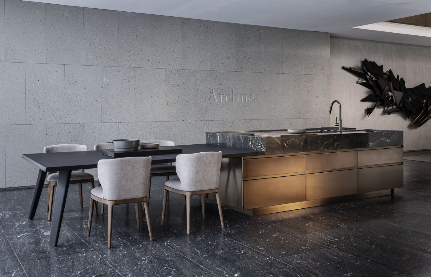 Arclinea luxury kitchen showroom in Manila