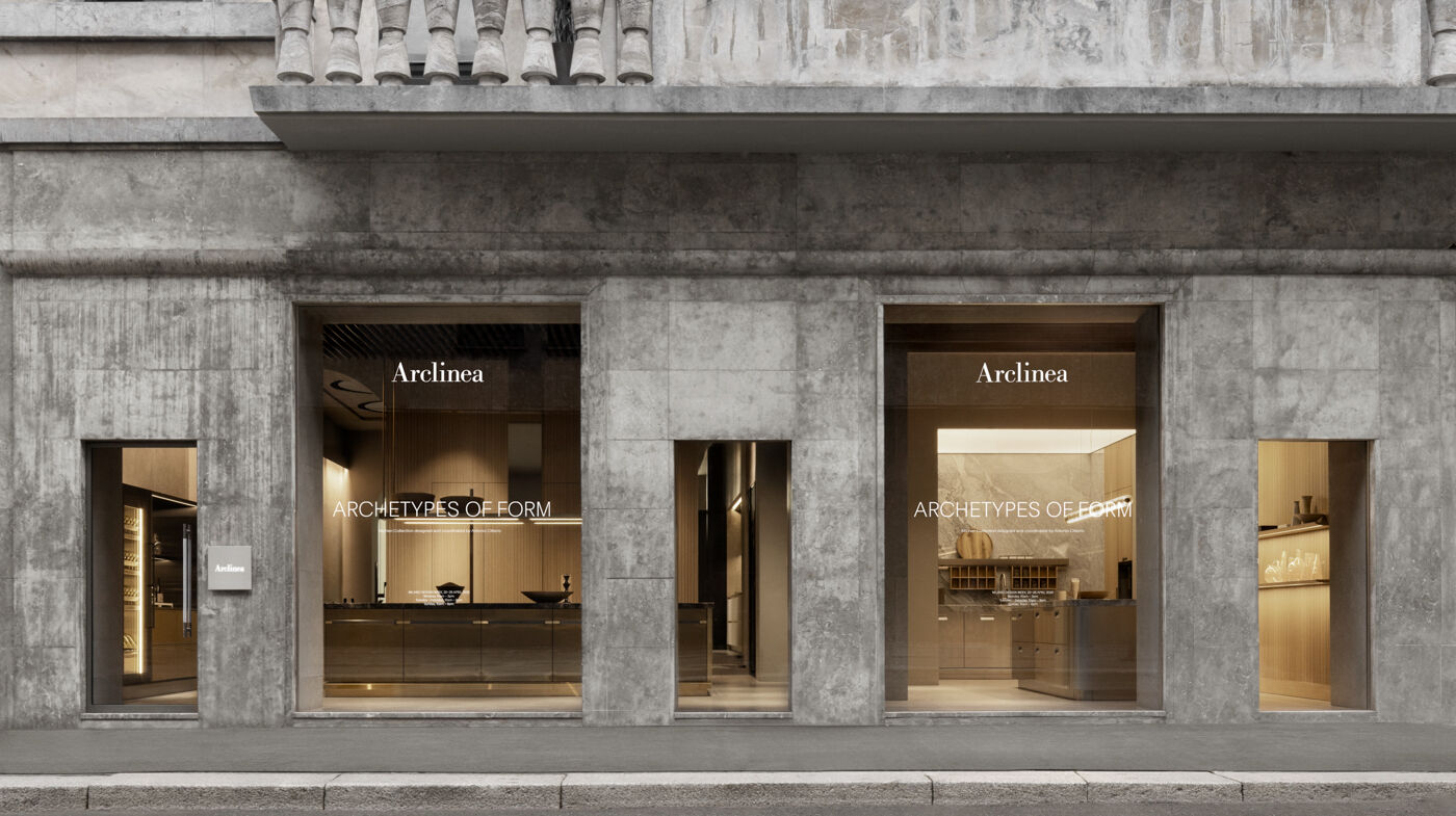 Arclinea showroom during 2026 Milan Design Week