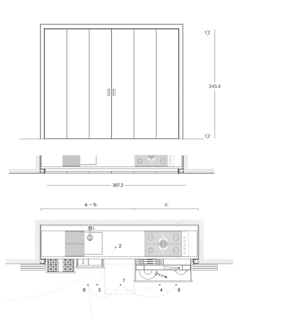 Exclusive elements division system Modus doors system 4
