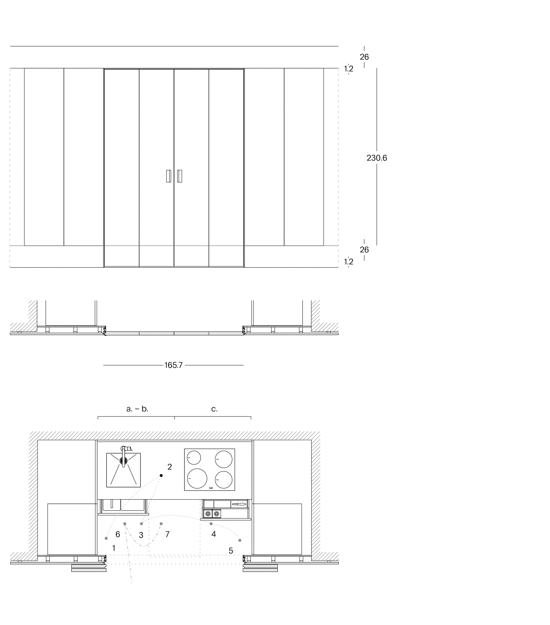 Exclusive elements division system Modus doors system 3