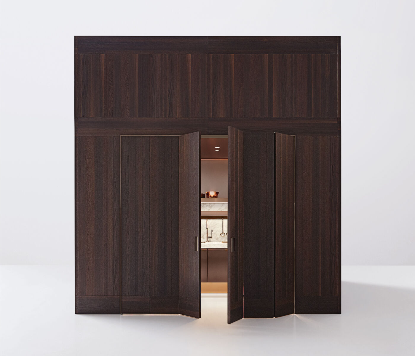 Arclinea kitchen panel Modus frame door closing