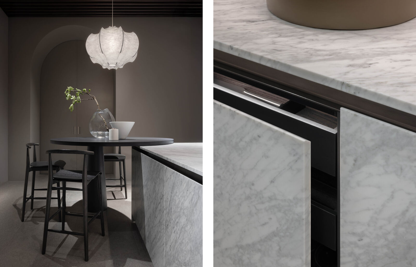 marble door detail arclinea in Milano during Milan Design Week 26