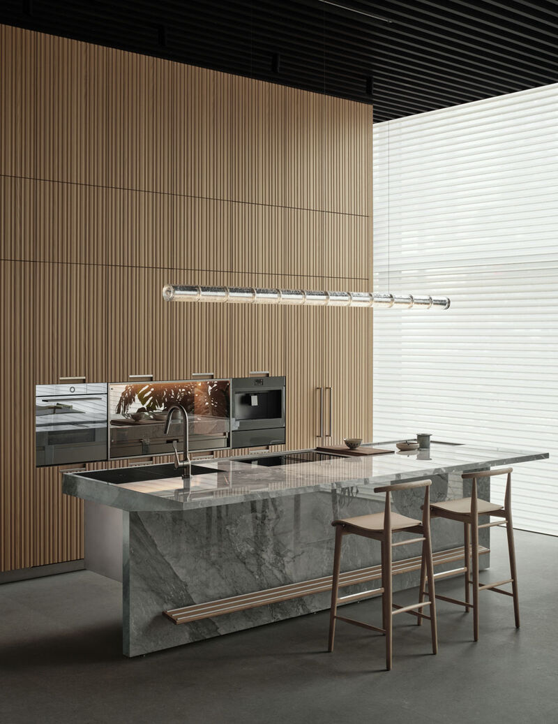 Lignum et Lapis island arclinea kitchen shanghai xintiadi showroom