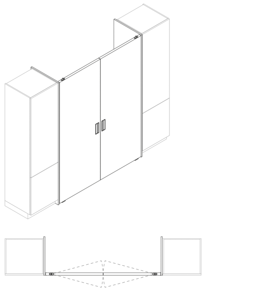 Exclusive elements division system frame system 14