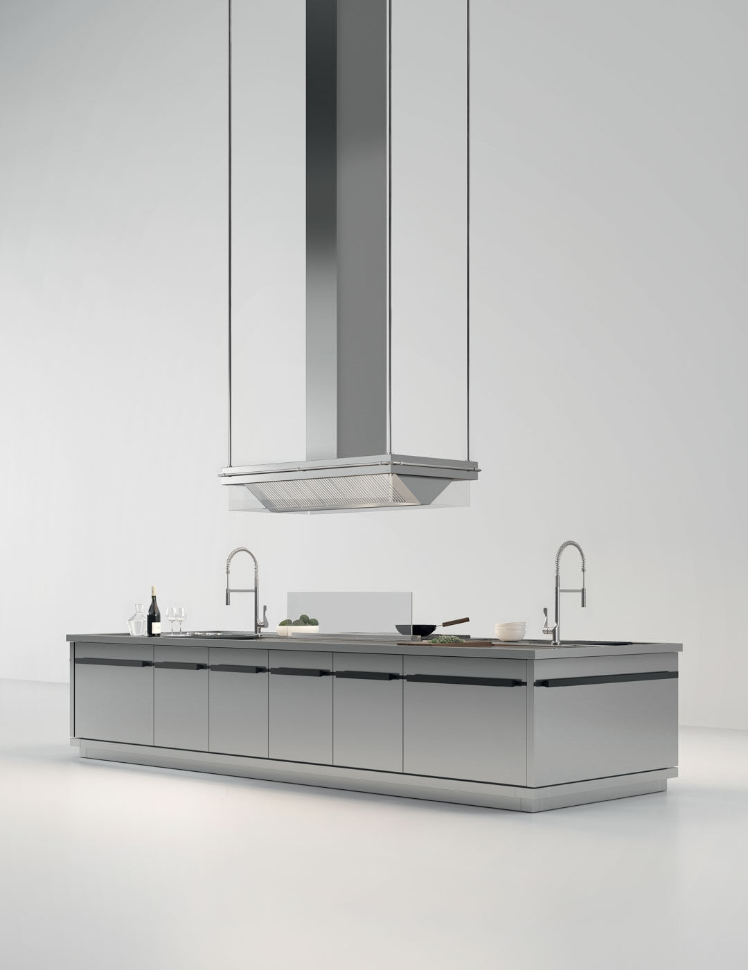 Proxima Stainless Steel front view kitchen