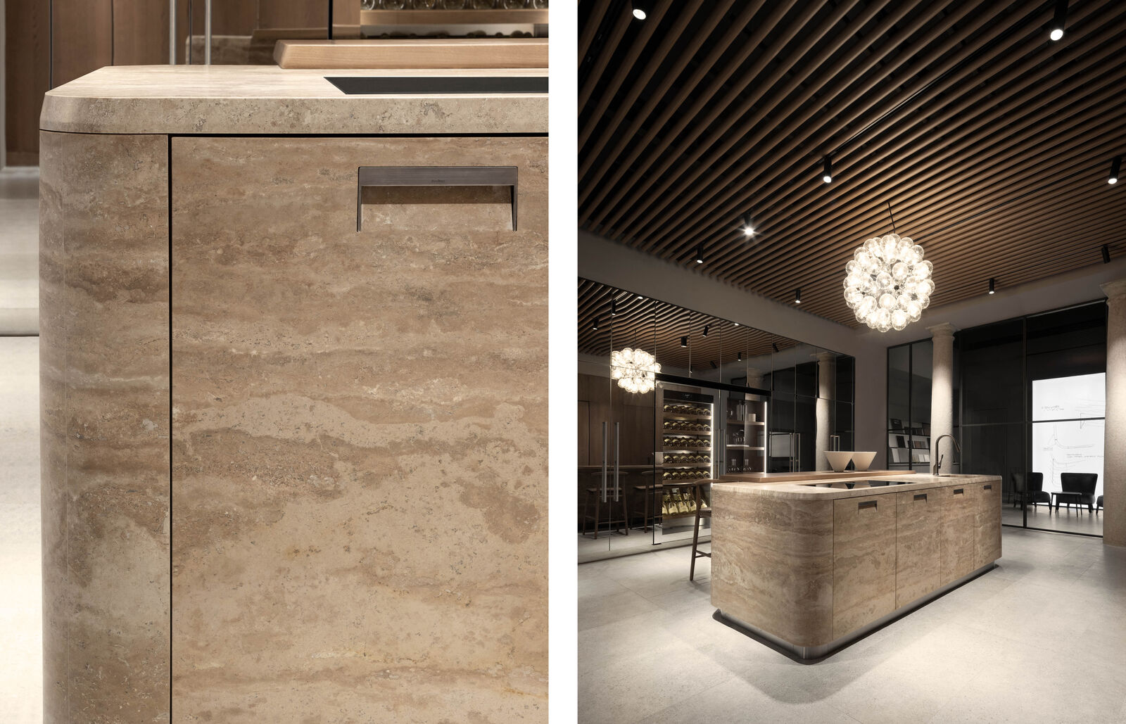 Arclinea italia handle detail in Milano during Design Week 26