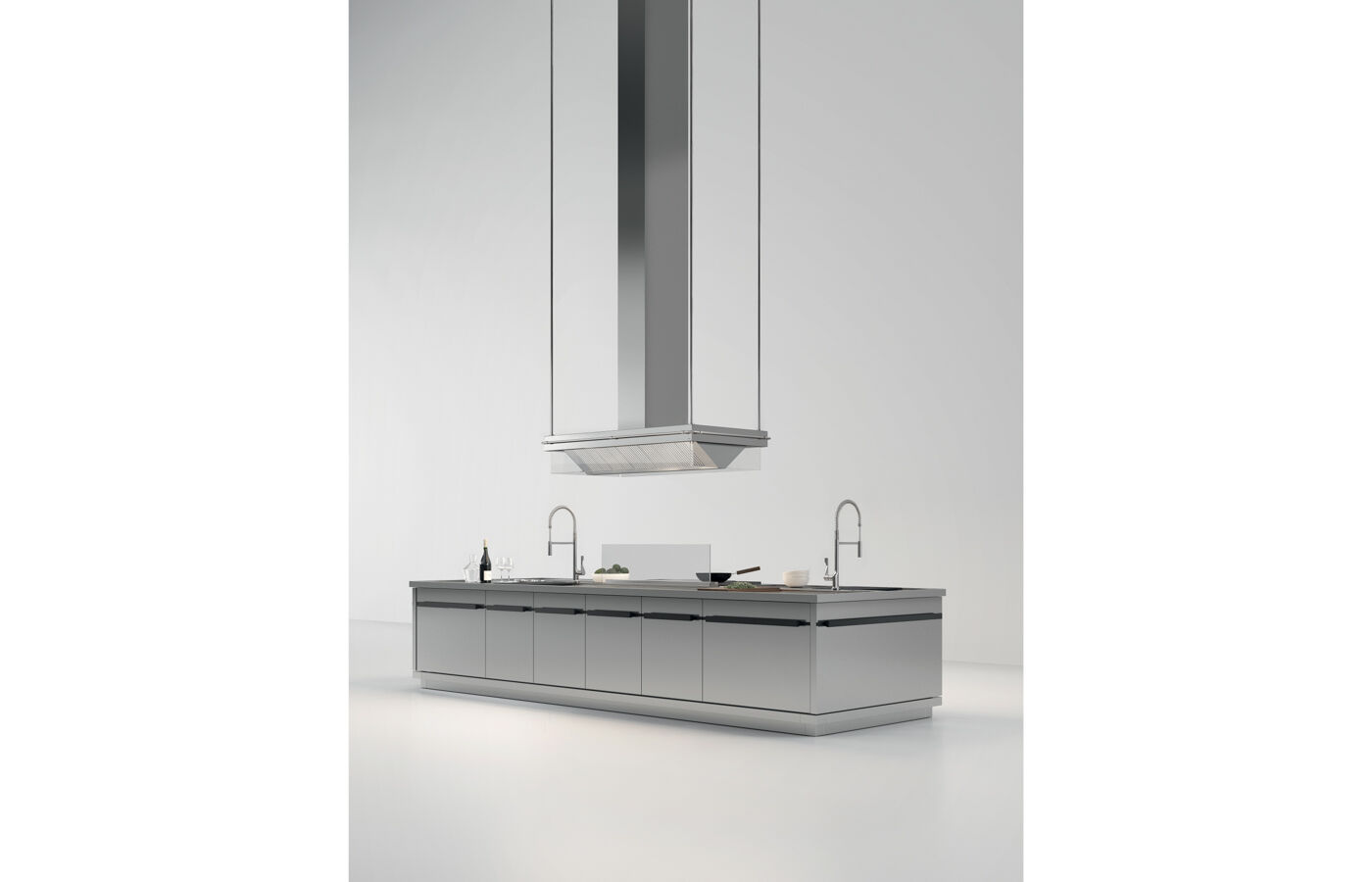 Proxima Stainless Steel front view kitchen
