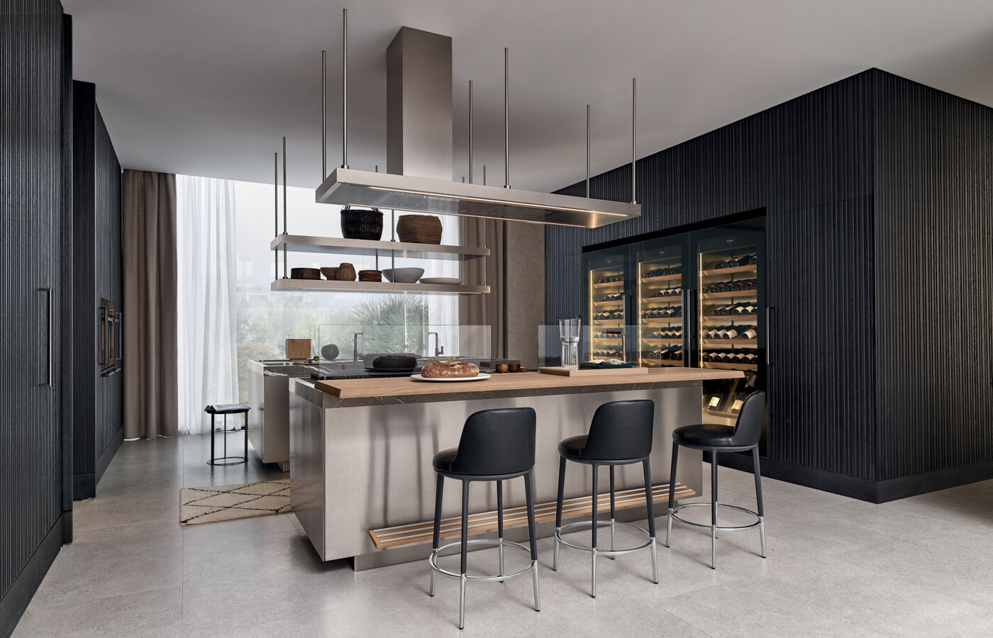 Italia Kitchen double island configuration